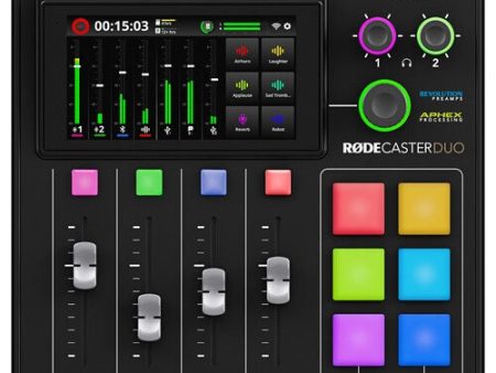 Rode RODECASTER DUO Integrated Audio Production Studio (Black) Online Sale