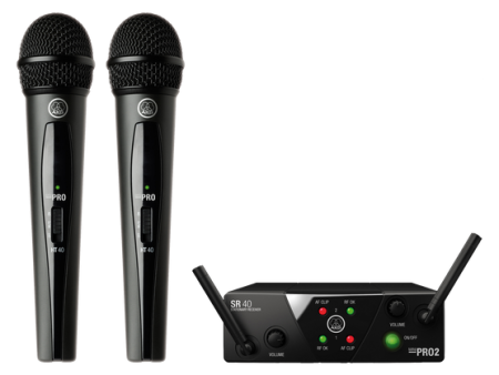 AKG WMS40MINI2-VOCAL-SET-US25 Dual Vocal Set For Discount