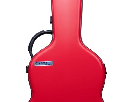 Bam 8002SRG Classic Classical Guitar ABS Case (Pomegranate Red) on Sale