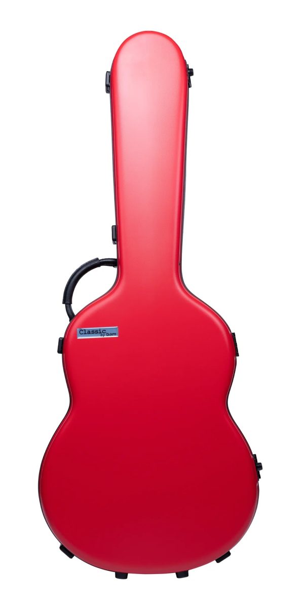 Bam 8002SRG Classic Classical Guitar ABS Case (Pomegranate Red) on Sale