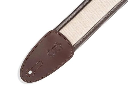 Levy’s MHG2 Guitar Strap Deluxe Series - 2.5  (Dark Brown) For Sale