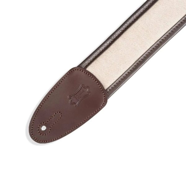 Levy’s MHG2 Guitar Strap Deluxe Series - 2.5  (Dark Brown) For Sale