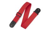 Levy s M8POLY-RED Polypropylene Guitar Strap - 2  (Red) For Discount