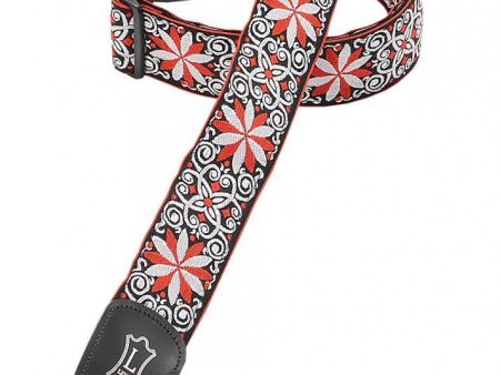 Levy s M8HT-12 60 s Hootenanny Jacquard Weave Guitar Strap - 2  Supply