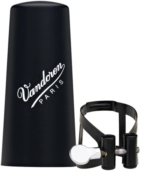 Vandoren LC54BP Bass Clarinet Ligature And Plastic Cap (Black) Sale