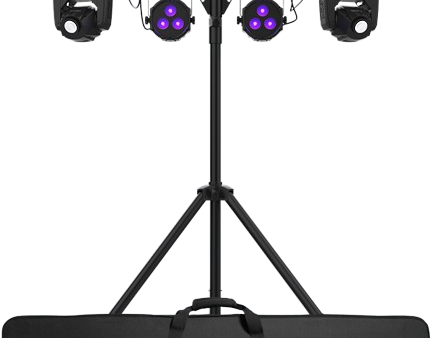 Chauvet DJ GIGBAR MOVE PLUS ILS 5-in-1 LED Lighting System w 2 Moving Heads Online Hot Sale