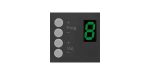 Audac MWX45 MTX Wall Panel Controller (Black) Online Sale