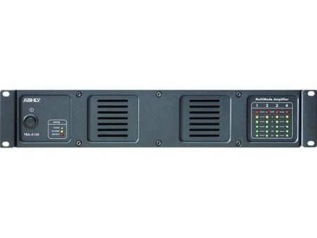 Ashly TRA4150 Rackmount 4-Channel Power Amplifier With 70V100V Transformer - 80 Watts Per Channel At 8 Ohms Supply