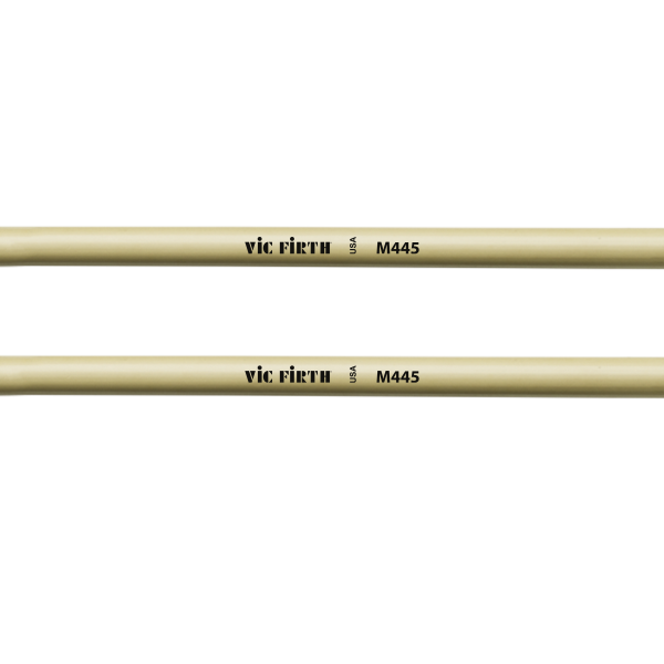 Vic Firth M445 Articulate Series Keyboard Mallet 1 1 8  Phenolic w  brass weight, Round (Black) Supply