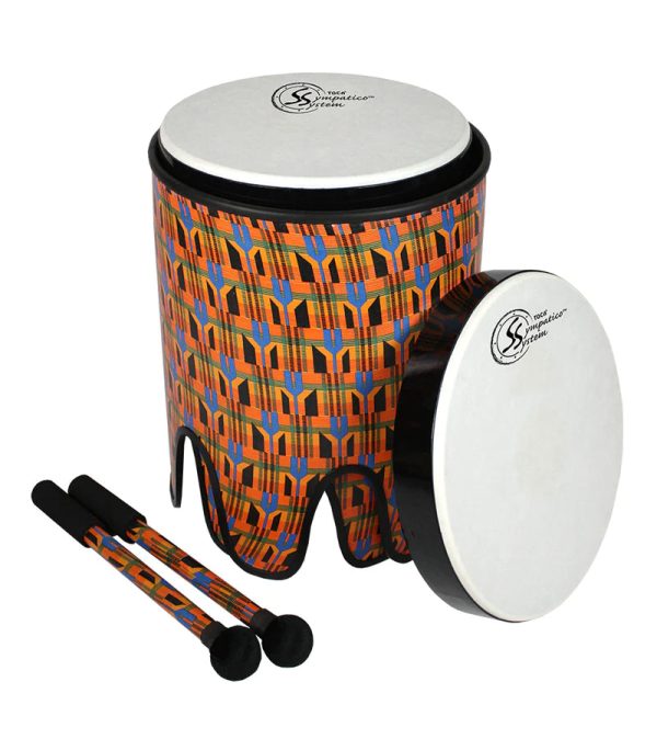 Toca TSSNT-16K-FDP Sympatico™ System Nesting Tom-Tom 16  Pretuned (Kente Cloth) Online now