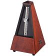 Wittner W-801 Wood Case Metronome Without Bell (Mahogany Gloss) Hot on Sale