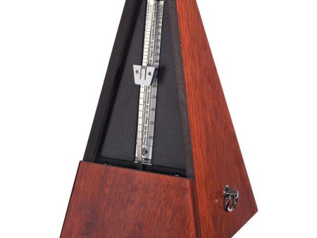 Wittner W-801 Wood Case Metronome Without Bell (Mahogany Gloss) Hot on Sale