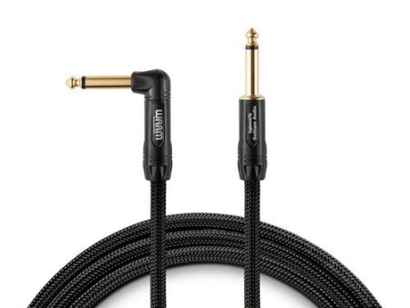 Warm Audio Prem-TS-1RT-18 Premier Series 1 End Right-Angle Instrument Cable - 18  Hot on Sale