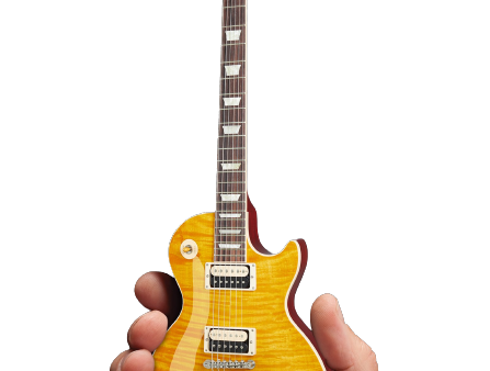 Axe Heaven GG-126 Slash Gibson Les Paul Standard 1:4 Scale Mini Guitar Model (Appetite Burst) on Sale