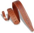 Levy s M317FG Garment Leather Guitar Strap - 2.5  (Tan) For Cheap