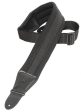 Levy s PM48NP3 Neoprene Padded Guitar Strap - 3  (Black) Supply