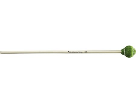 Vic Firth B22B Mike Balter Cord Birch Mallets - Medium Hard (Green) on Sale