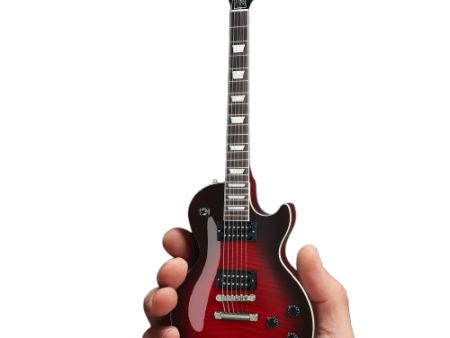 Axe Heaven GG-125 Slash Gibson Les Paul Standard 1:4 Scale Mini Guitar Model (Vermillion Burst) on Sale