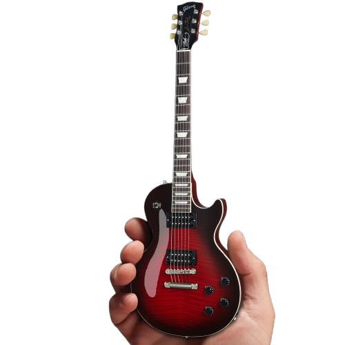 Axe Heaven GG-125 Slash Gibson Les Paul Standard 1:4 Scale Mini Guitar Model (Vermillion Burst) on Sale