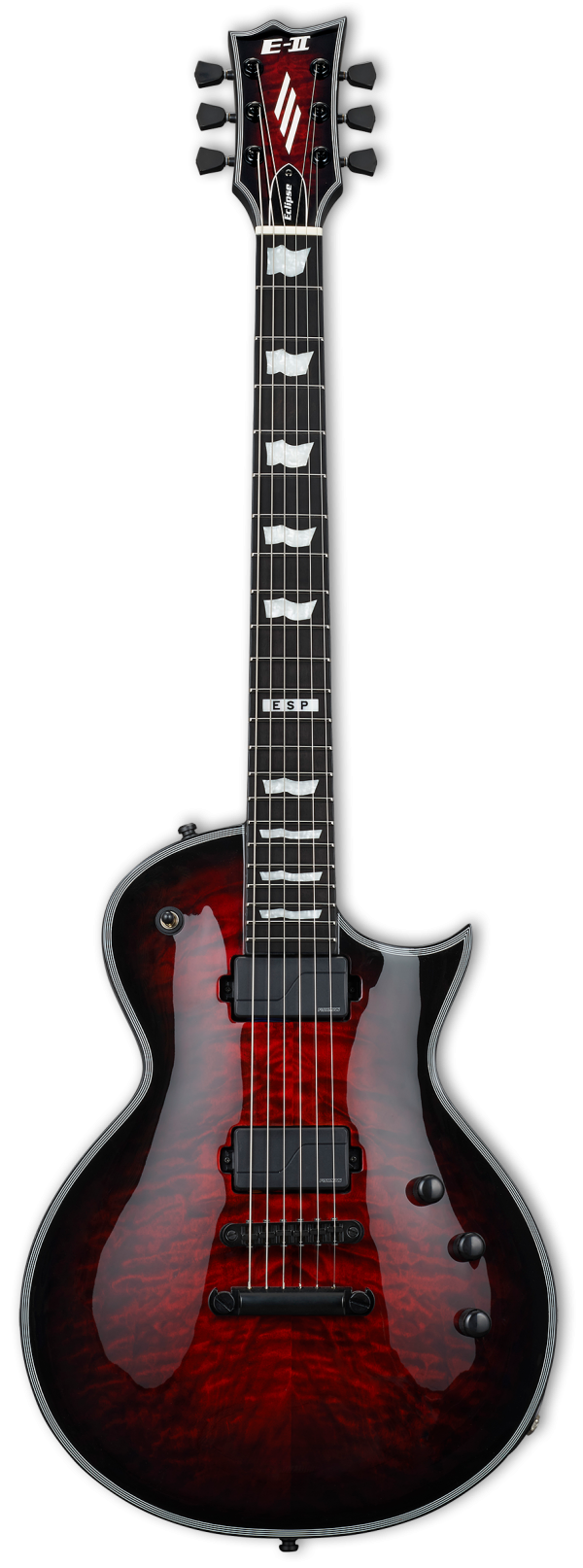 ESP E-II ECLIPSE Electric Guitar (See-thru Black Cherry Sunburst) Fashion