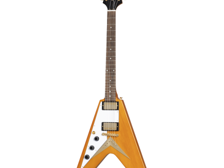 Epiphone 1958 KORINA FLYING V Left-Handed Electric Guitar (Aged Natural) Online now