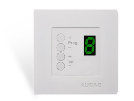 Audac DW3020 Wall Panel Controller (White) Online Hot Sale