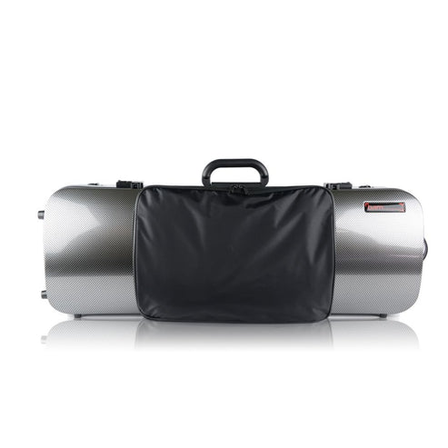 Bam 5202XLSC Hightech Oblong Compact Viola Case With Pocket (Silver Carbon) Online now