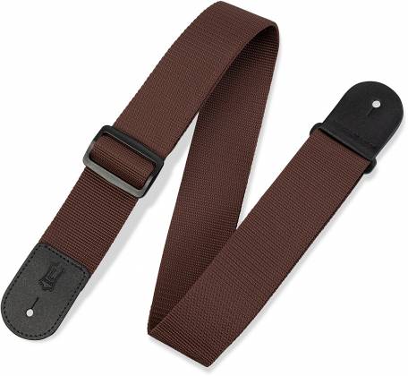 Levy s M8POLY-BRN Polypropylene Guitar Strap - 2  (Brown) Sale