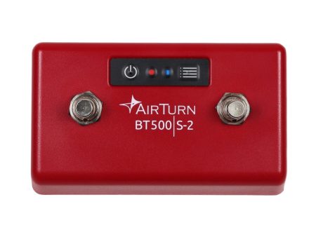 AirTurn BT500S-2 Bluetooth Foot Controller w 2 Buttons Hot on Sale