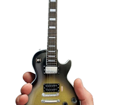 Axe Heaven GG-129 Adam Jones Gibson Les Paul 1:4 Scale Mini Guitar Model (Custom Silverburst) Discount