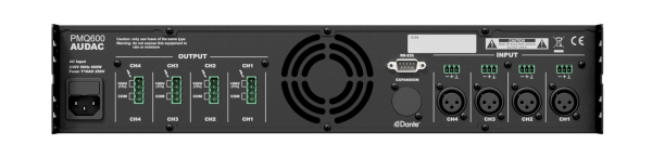 Audac PMQ600 WaveDynamics Quad-Channel 70 100V Power Amplifier on Sale