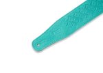 Levy s MS26DE Dandelion Emboss Guitar Strap - 2.5  (Seafoam Suede) Online now