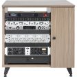 Gator Frameworks GFW-ELITESIDECAR-GRY Frameworks Elite Series Furniture Sidecar Rack Cabinet (Driftwood Gray) on Sale