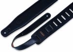 Levy s M26GF Garment Leather Guitar Strap - 2 1 2  (Black) Fashion