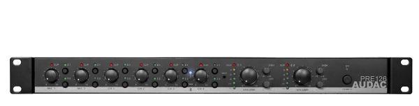 Audac PRE126 Two Zone 6 Channel Stereo Preamplifier Online now