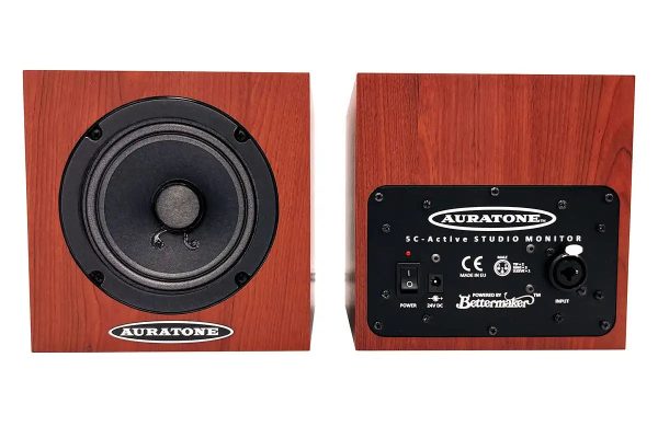 Auratone 5C Active Super Sound Cube Reference Monitor (Woodgrain, Single) - 4.5  Online Hot Sale