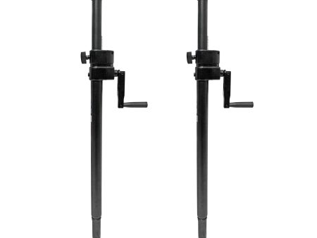 ProX T-SAACX2 PKG Dual Crank System Package Adjustable Speaker-Subwoofer Pole Online Sale