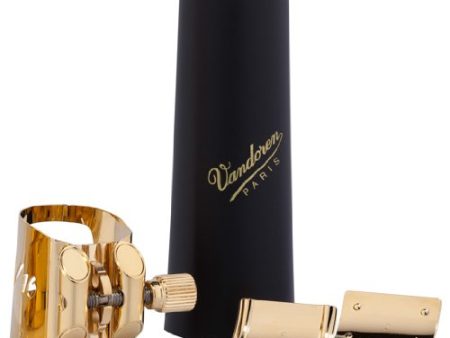 Vandoren LC090P Optimum Gold Gilded Baritone saxophone Ligature Cap Cheap