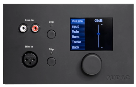 Audac MWX65 All-In-One Panel For MTX (Black) Online Hot Sale