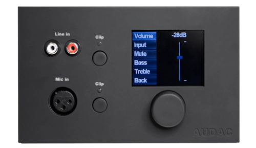 Audac MWX65 All-In-One Panel For MTX (Black) Online Hot Sale