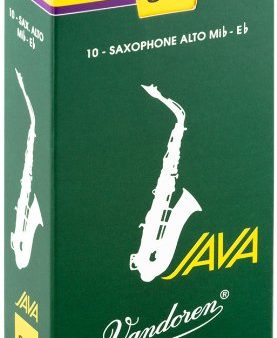 Vandoren SR2635 Alto Sax JAVA Reeds Strength 3.5 (Box of 10) Fashion