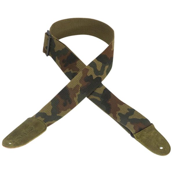 Levy s MC8-CAM Cotton Guitar Straps - 2  (Camo) For Cheap