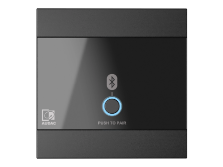 Audac WP220 Universal Wall Panel Bluetooth Receiver Input (Black) Sale