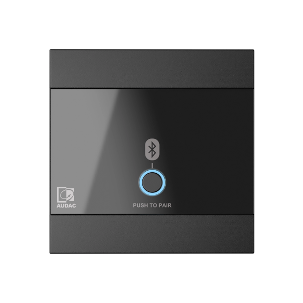 Audac WP220 Universal Wall Panel Bluetooth Receiver Input (Black) Sale