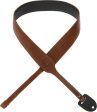 Levy s PMB32GF Butter Leather Banjo Strap - 2  (Brown) Fashion