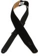 Levy s MRHSP Suede Right Height Guitar Strap - 2.5  (Black) For Discount