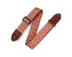 Levy s MP2-007 Print Series Guitar Strap - 2  (Hex) Online Sale