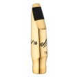 Vandoren SM822GL T6 Large Chamber V16 Metal Tenor Sax Mouthpiece (Gold) Hot on Sale