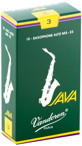 Vandoren SR263 Alto Sax JAVA Reeds Strength 3 (Box of 10) Online Sale