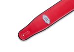 Levy s M26VP Reversible Vinyl Guitar Strap - 2 3 4  (Red & Black) Discount